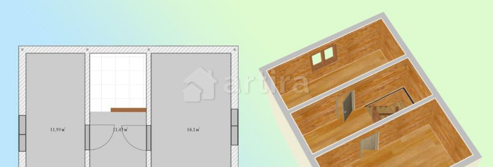 Дом, 66.2 м2, 6.6 сотки, 2 эт. Гатчина - изображение 3