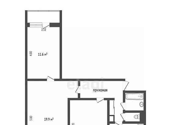 Комната, 31.4 м2, 4/12 эт. Москва