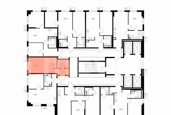 Студия, 28.7 м2, 29/32 эт. Москва