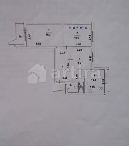 Комната, 15 м2, 5/17 эт. Москва - изображение 12