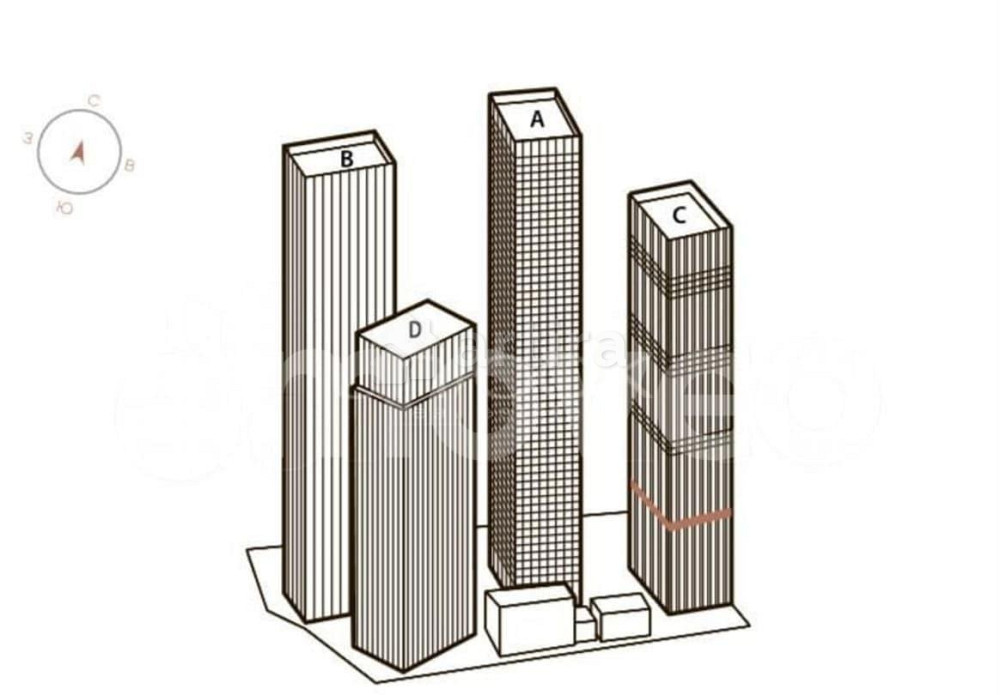 2-комн. квартира, 37.5 м2, 15/43 эт. Москва - изображение 7