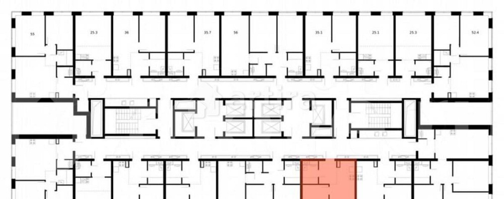 1-комн. квартира, 36 м2, 34/62 эт. Москва - изображение 3