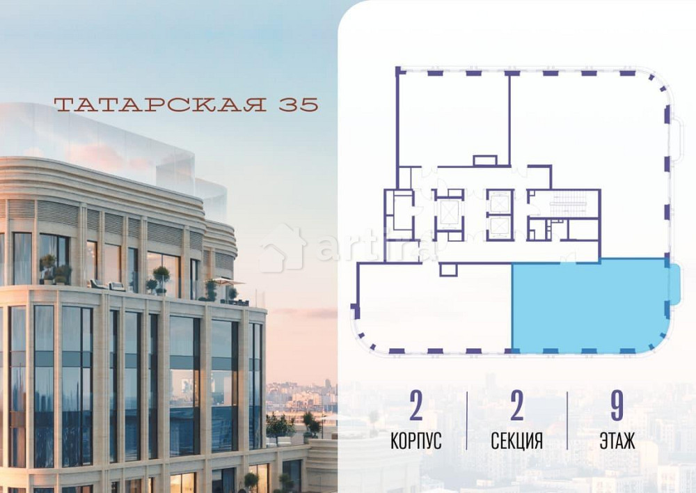 3-комн. квартира, 113.6 м2, 9/19 эт. Москва - изображение 8