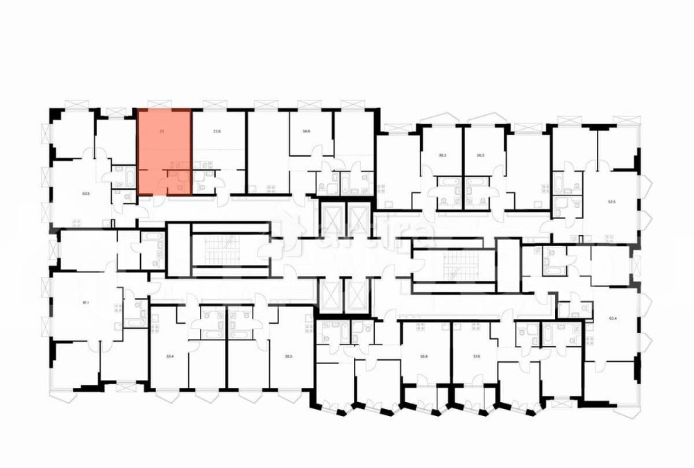Студия, 23 м2, 29/32 эт. Москва - изображение 1