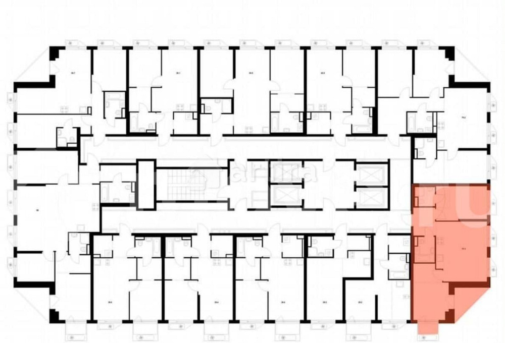 2-комн. квартира, 59.5 м2, 8/32 эт. Москва - изображение 2