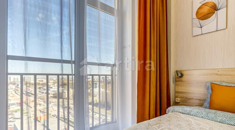 1-комн. апарт-ы, 27 м2, 20/22 эт. Санкт-Петербург - изображение 6