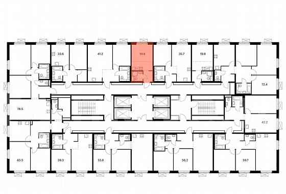 Студия, 19.8 м2, 4/25 эт. Москва