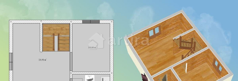 Дом, 82.9 м2, 4.6 сотки, 2 эт. Ломоносов - изображение 2