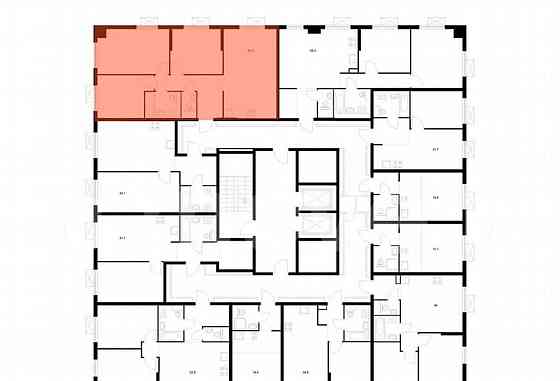 3-комн. квартира, 71.7 м2, 17/17 эт. Москва