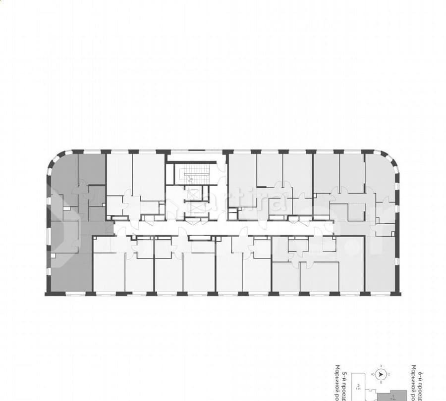 3-комн. квартира, 93 м2, 7/16 эт. Москва - изображение 4