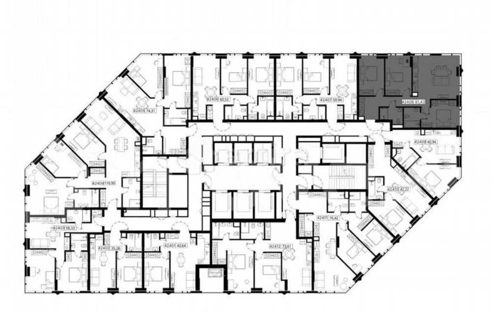 3-комн. квартира, 81.4 м2, 24/47 эт. Москва - изображение 7