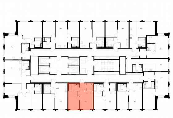 1-комн. квартира, 34.6 м2, 13/32 эт. Москва