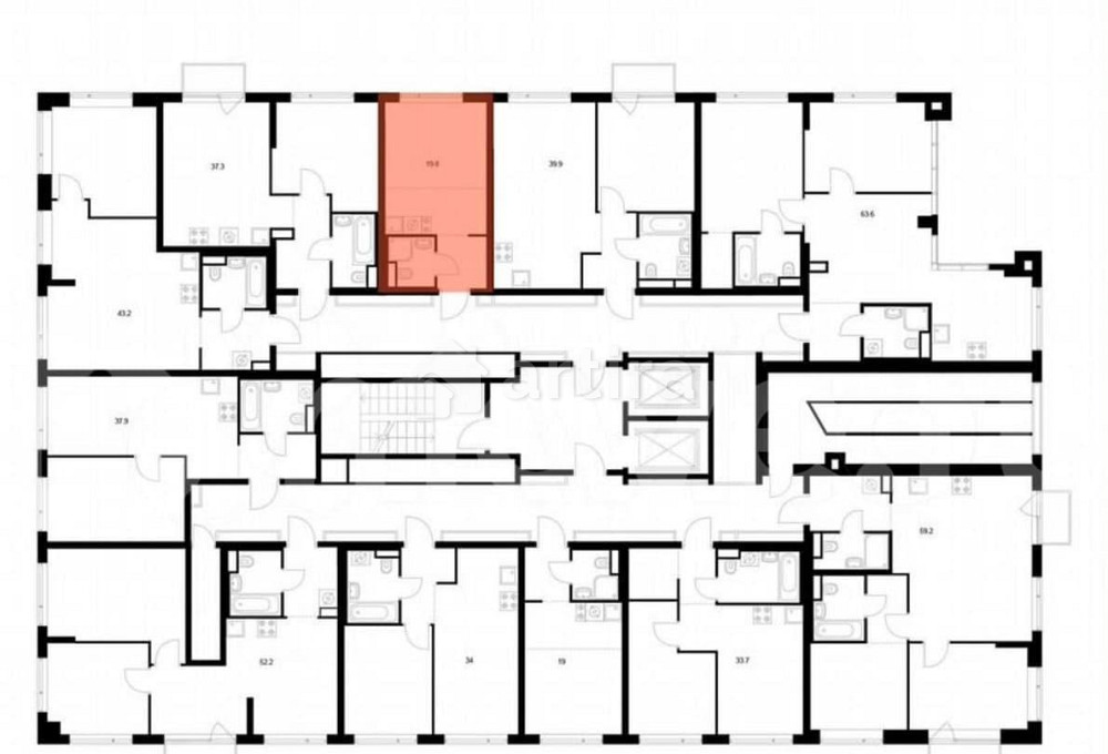 Студия, 19.9 м2, 14/16 эт. Москва - изображение 3