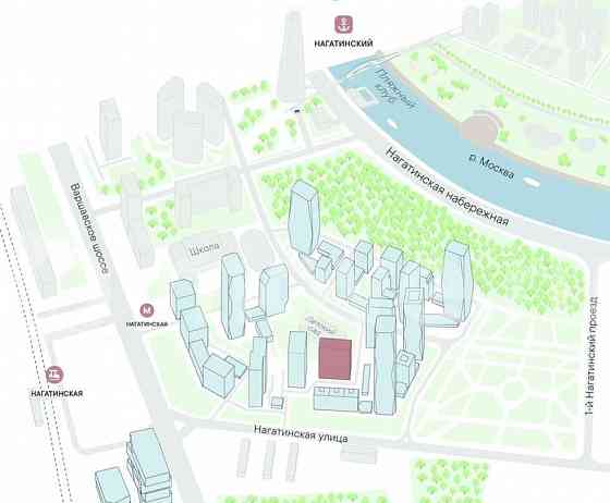 2-комн. квартира, 56.6 м2, 21/25 эт. Москва