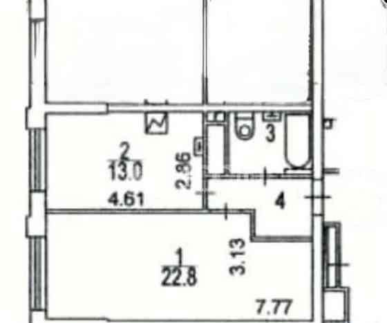 1-комн. квартира, 44.4 м2, 34/40 эт. Москва