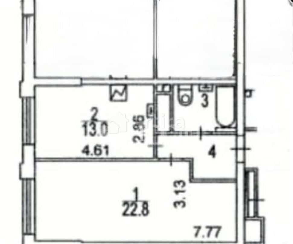 1-комн. квартира, 44.4 м2, 34/40 эт. Москва - изображение 6