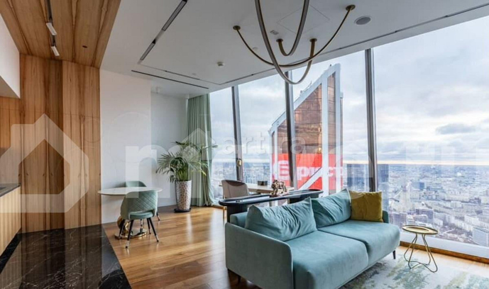 4-комн. апарт-ы, 163 м2, 81/97 эт. Москва - изображение 1