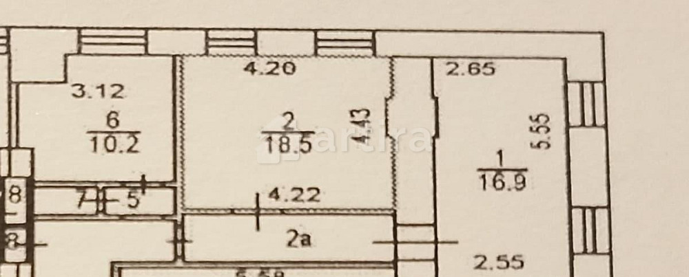 Комната, 16.9 м2, 3/3 эт. Москва - изображение 4