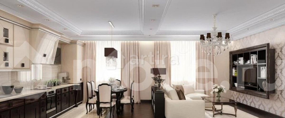 3-комн. квартира, 153 м2, 5/10 эт. Москва - изображение 5