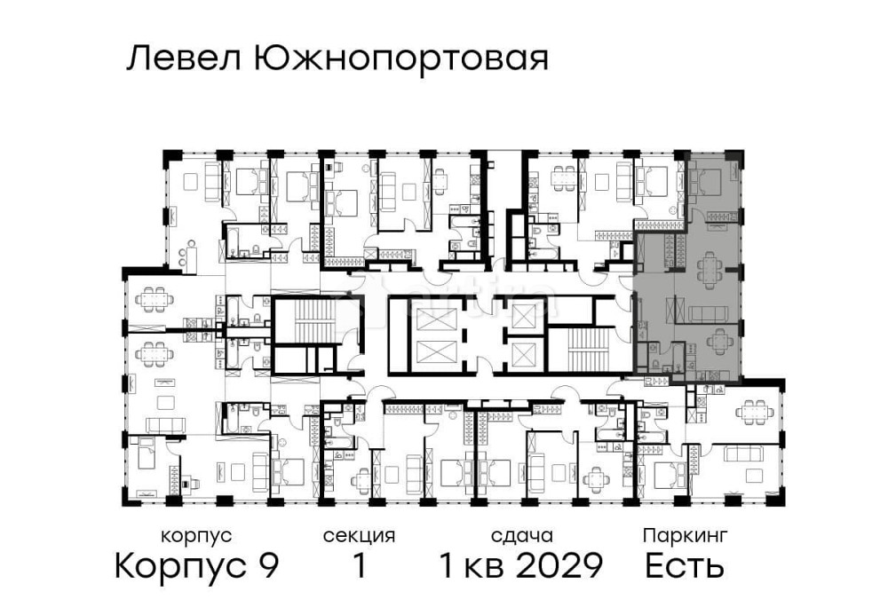 2-комн. квартира, 63.6 м2, 19/49 эт. Москва - изображение 5