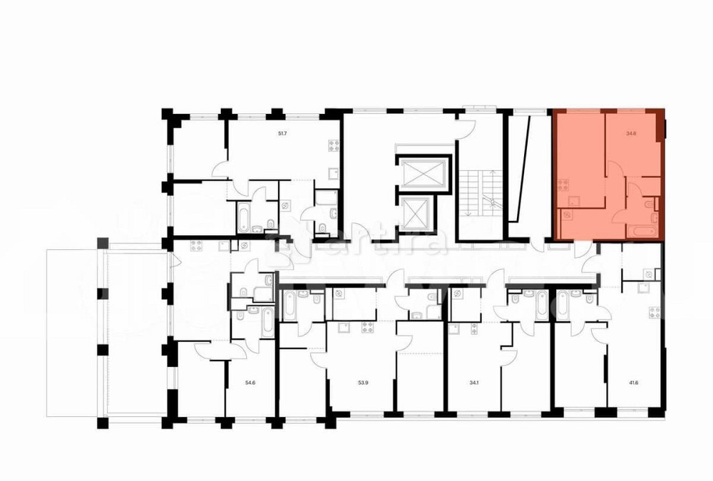1-комн. квартира, 34.6 м2, 2/13 эт. Зеленоград - изображение 3