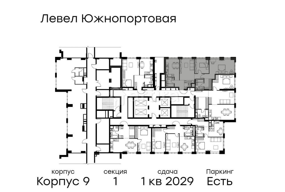 3-комн. квартира, 79.1 м2, 3/49 эт. Москва - изображение 19