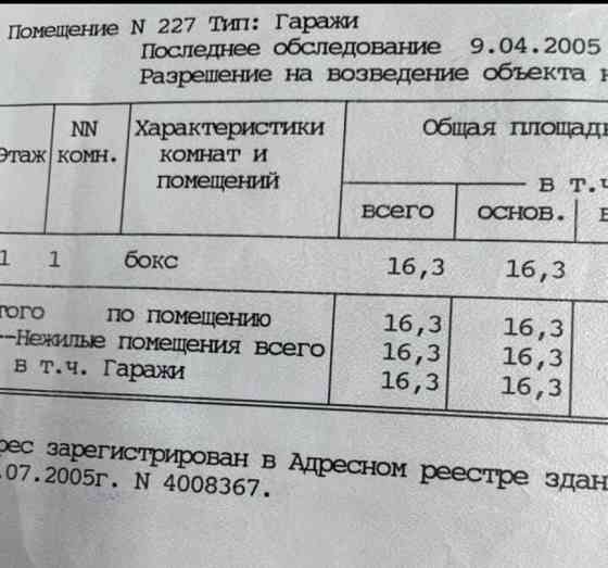 Гараж, 16 м2 Москва