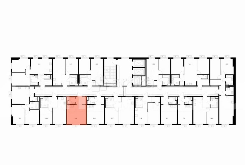 Студия, 25.4 м2, 3/27 эт. Москва - изображение 4