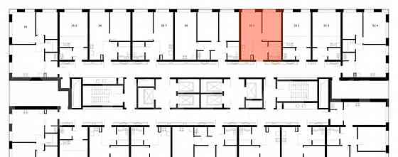 1-комн. квартира, 35.1 м2, 42/62 эт. Москва