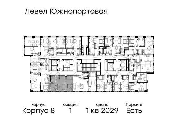 2-комн. квартира, 52.9 м2, 45/49 эт. Москва