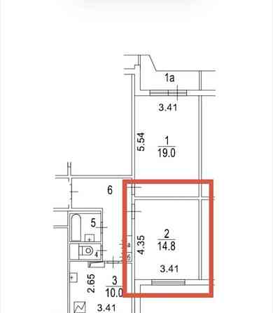 Комната, 14.8 м2, 16/17 эт. Москва
