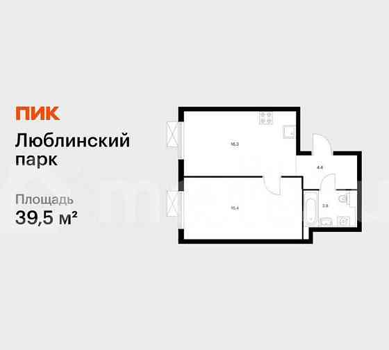 1-комн. квартира, 39.5 м2, 16/33 эт. Москва