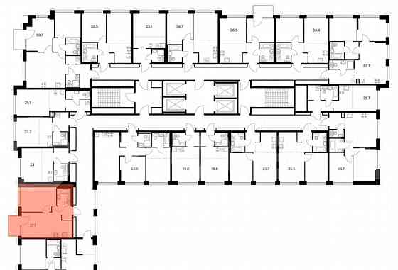 1-комн. квартира, 37.7 м2, 2/24 эт. Москва