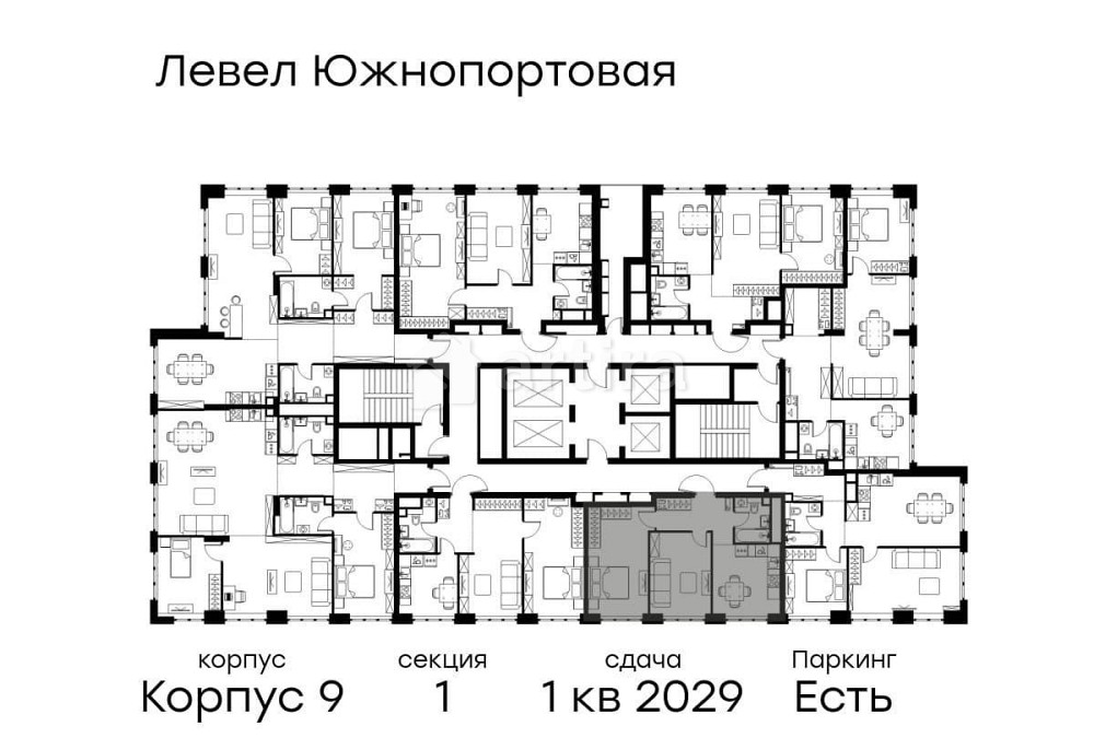 2-комн. квартира, 50.3 м2, 17/49 эт. Москва - изображение 19