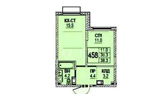 1-комн. квартира, 38.3 м2, 14/28 эт. Москва