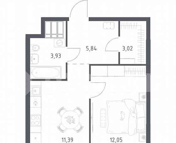 1-комн. апарт-ы, 36.2 м2, 21/23 эт. Москва