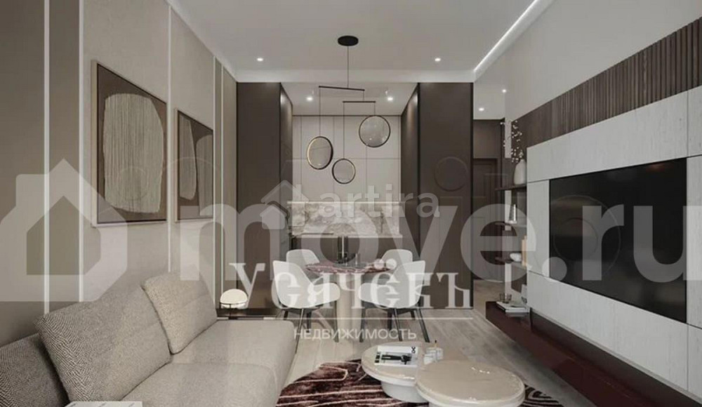 1-комн. квартира, 44 м2, 11/13 эт. Москва - изображение 4