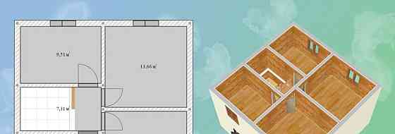 Дом, 110 м2, 5.35 сотки, 2 эт. Ломоносов
