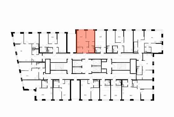 1-комн. квартира, 38.8 м2, 29/43 эт. Москва
