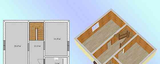 Дом, 110.1 м2, 5.63 сотки, 2 эт. Гатчина