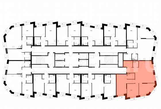 3-комн. квартира, 88.9 м2, 17/22 эт. Москва