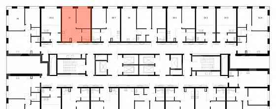 1-комн. квартира, 36 м2, 41/62 эт. Москва