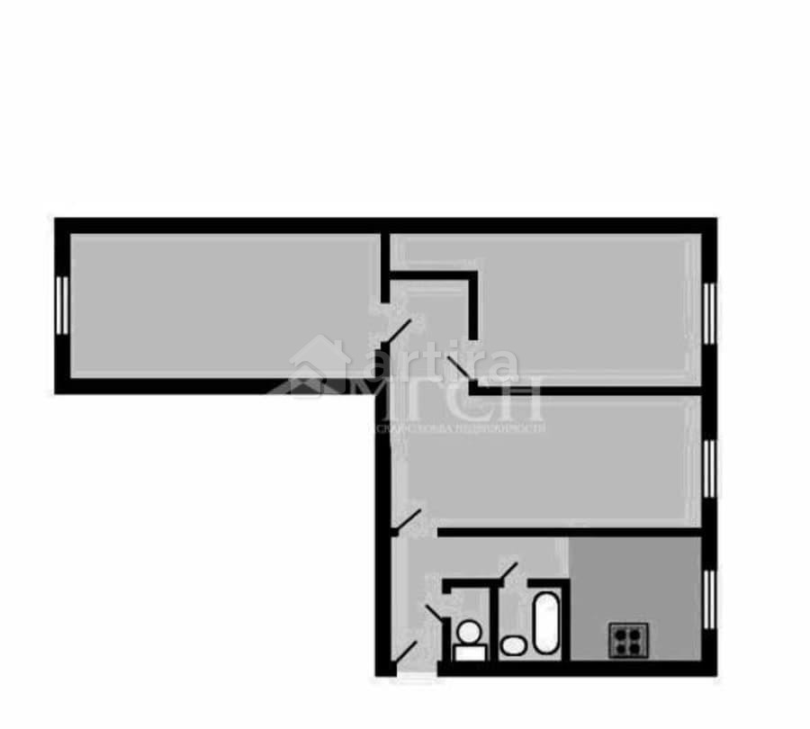 3-комн. квартира, 57 м2, 1/5 эт. Москва - изображение 9