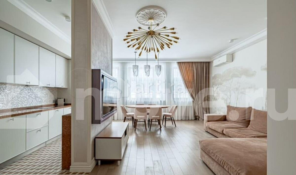 4-комн. квартира, 129.9 м2, 2/19 эт. Москва - изображение 1