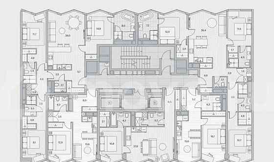 3-комн. пентхаус, 103 м2, 15/20 эт. Москва