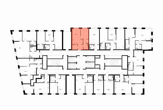 1-комн. квартира, 38.8 м2, 22/43 эт. Москва