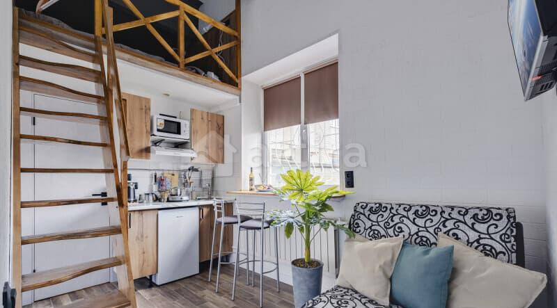 1-комн. апарт-ы, 12 м2, 1/1 эт. Подольск - изображение 1