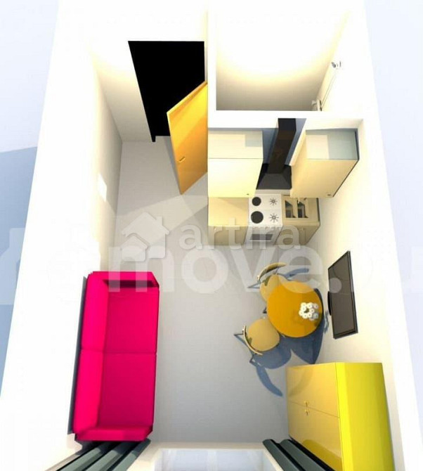 Студия, 11.5 м2, 2/18 эт. Москва - изображение 2