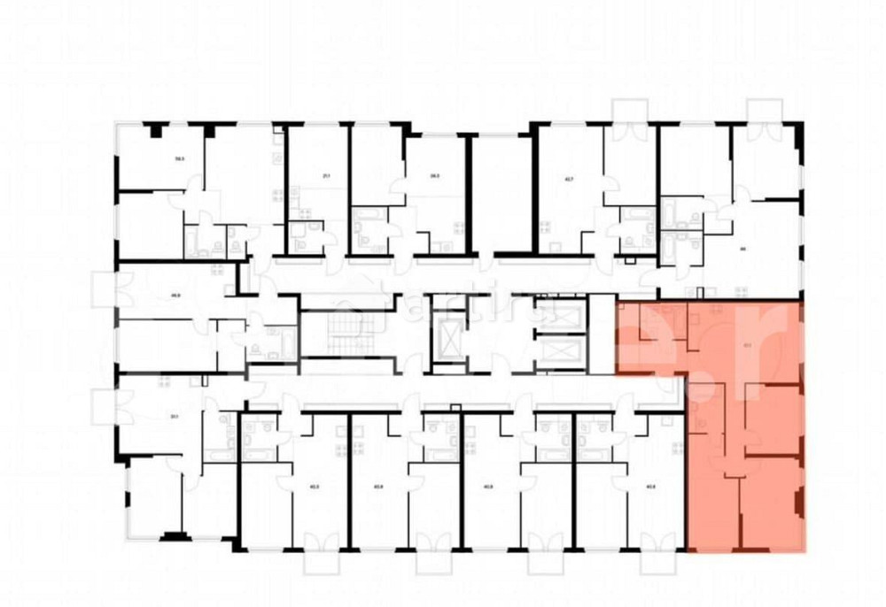 3-комн. квартира, 87.1 м2, 5/12 эт. Москва - изображение 2