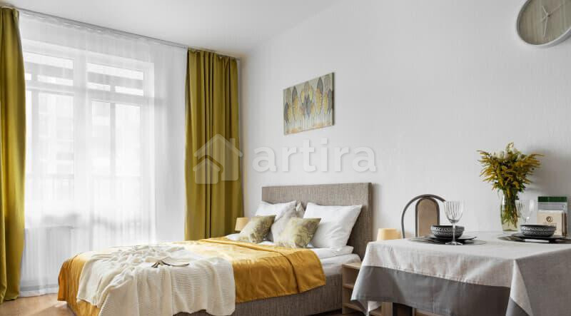 1-комн. апарт-ы, 30 м2, 4/9 эт. Санкт-Петербург - изображение 2